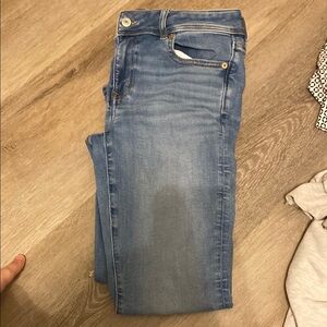 American Eagle Blue Skinny Jeans